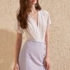 Trendyol Lila Button Detailed Skirt