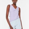 Trendyol Lilac Asymmetric Ribbed Knitted Undershirt