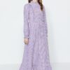Trendyol Lilac Gingham mintás fodros részletes szőtt ruha