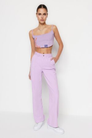 Trendyol Lilac High Derék