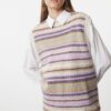 Trendyol Lilac Patterned Knitwear Sweater