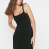 Trendyol Limited Edition Black Mini Knitwear Basic Dress