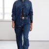 Trendyol Limited Edition Blue Stone High Waist Wide Leg Jeans