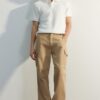 Trendyol Limited Edition Mink Loose Fit Tied Leg Cargo Pants