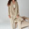 Trendyol Limited Edition Mink Regular Lined Woven Blazer Jacket