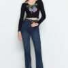 Trendyol Midnight Blue Split