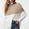 Trendyol Mink Crop Turtleneck Knit Sweater