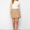 Trendyol Mink High Waist A-Line Mini Length Woven Skirt