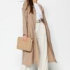 Trendyol Mink Hooded Snap Closure Woven Cap & Abaya
