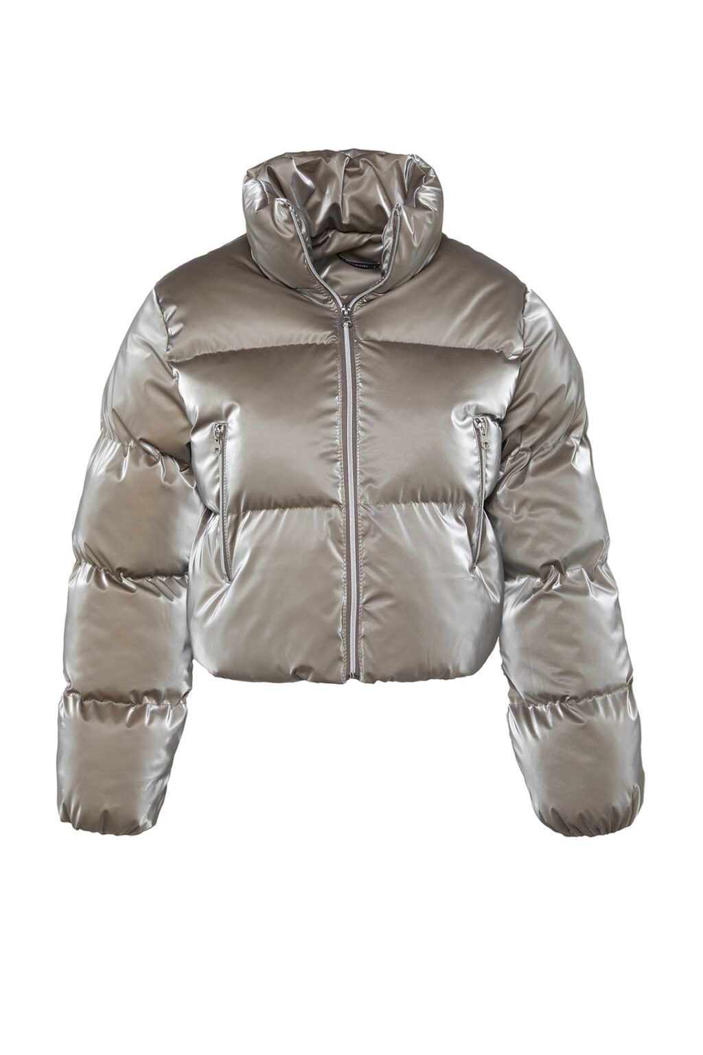 Trendyol Mink Oversize Mold Shiny Water Repellent Puffer Jacket