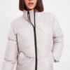 Trendyol Mink Oversize Stand Up Collar Down Jacket