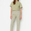 Trendyol Mint magas derekú anya farmer