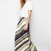 Trendyol Multi Color Satin Pattern A-line Midi Length Woven Skirt