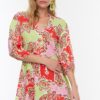Trendyol Multicolored Patterned Shirt Beach Dress