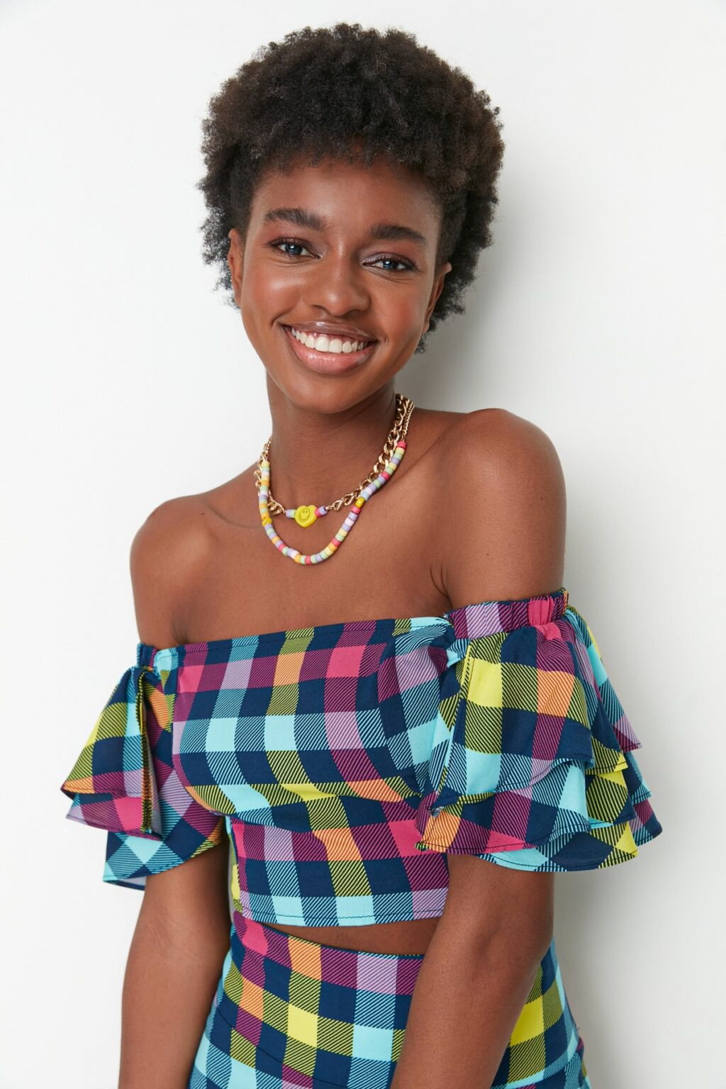 Trendyol Multicolored Square Collar Blouse