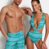 Trendyol Multicolored Standard Size Swimsuit Swim Shorts