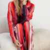 Trendyol Multicolored Striped Shirt-Pants Viscose Woven Pajamas Set