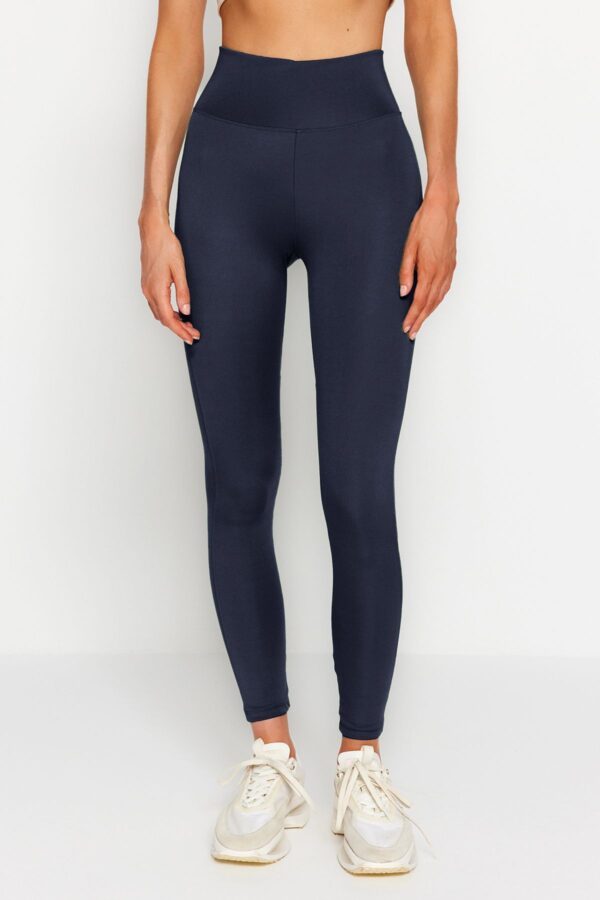 Trendyol Navy Blue Push-Up Full Length Knitted Sports Leggings