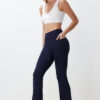 Trendyol Navy Blue Scuba/Diving Fabric Relaxed Cut Flare Leg Knitted Sports Sweatpants