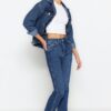 Trendyol Navy Blue Split