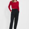 Trendyol Navy Blue Thick Basic Knitted Sweatpants with Fleece Inside