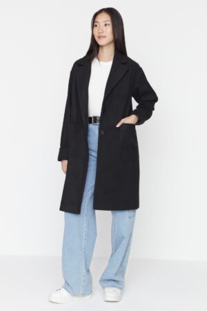 Trendyol One Button Bézs kabát