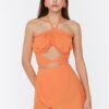Trendyol Orange Tie Beach Bottom-Top Team