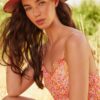 Trendyol Pink A-Line Mini Woven Lined Frilly Floral Woven Dress