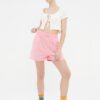 Trendyol Pink High Waist Knitted Shorts