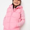 Trendyol Pink Hooded Girls' Pocket Detailed Puffer Vest