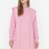 Trendyol Pink Padded Knitted Sweatshirt