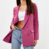Trendyol Pink Regular Lined Double Breasted Closure Woven Blazer Jacket
