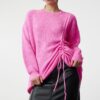 Trendyol Pink Thessaloniki Knitted Smock Detailed Knitwear Sweater