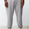 Trendyol Plus Size Grey Oversize 100% Cotton Sweatpants