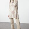 Trendyol Powder Plaid/Color Blocked Knitwear Sweater