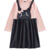 Trendyol Powder Regular Printed Cotton Knit Dress
