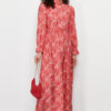 Trendyol Red Floral Woven Dress