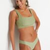 Trendyol Red Texturált Bikini alsó