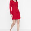 Trendyol Red V-nyakú miniruha