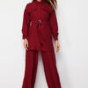 Trendyol Red Woven Two-Piece Set