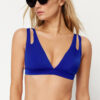 Trendyol Saks Triangle Cut Out/Windowed Bikini Top