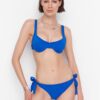 Trendyol Sax texturált bikini felső