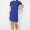 Trendyol Saxe 100% Cotton Pocket Detailed Crew Neck Short Sleeve Knitted T-shirt Dress