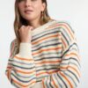 Trendyol Stone Basic Striped Crew Neck Knitwear Sweater