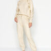 Trendyol Stone Boucle Thread Knitwear Top-Top Set