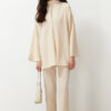 Trendyol Stone Collar Detailed Woven Bottom Top Set
