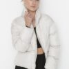 Trendyol Stone High Neck Down Jacket