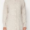 Trendyol Stone Pearl Buttoned Knitwear Cardigan Trousers Two Piece Set