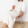 Trendyol Stone Tweed Vest Skirt Woven Bottom Top Set