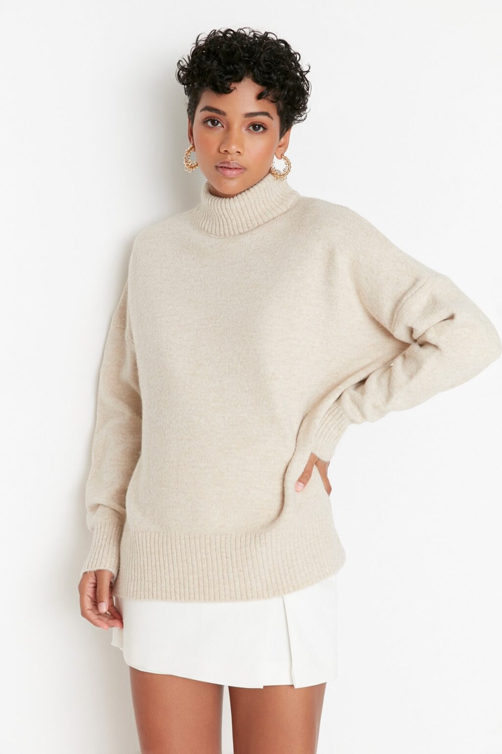 Trendyol Stone Wide Fit puha textúrájú